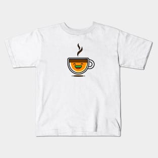 Smiling Coffee Kids T-Shirt